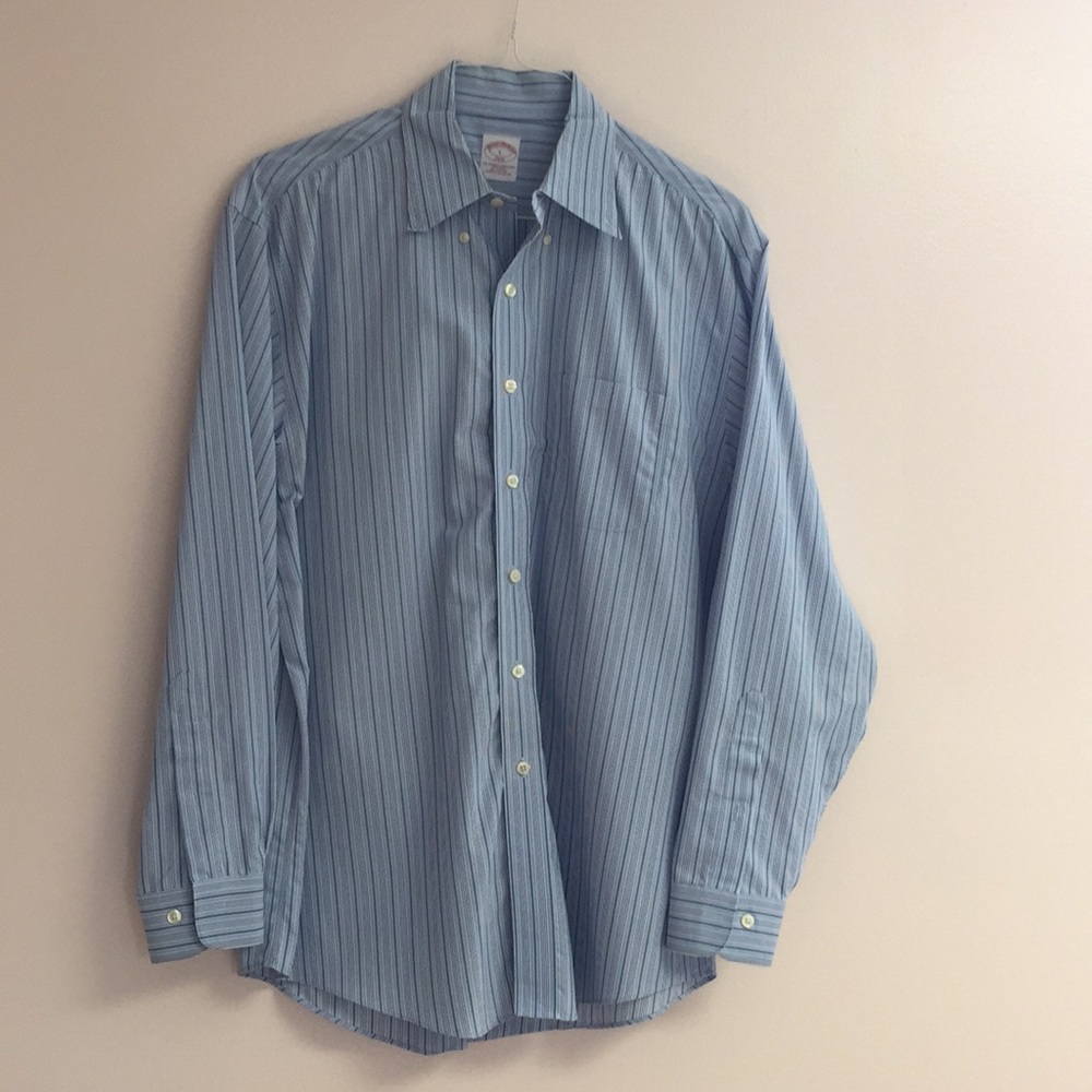 Men’s Button Down Shirt Blue Brooks Brothers L